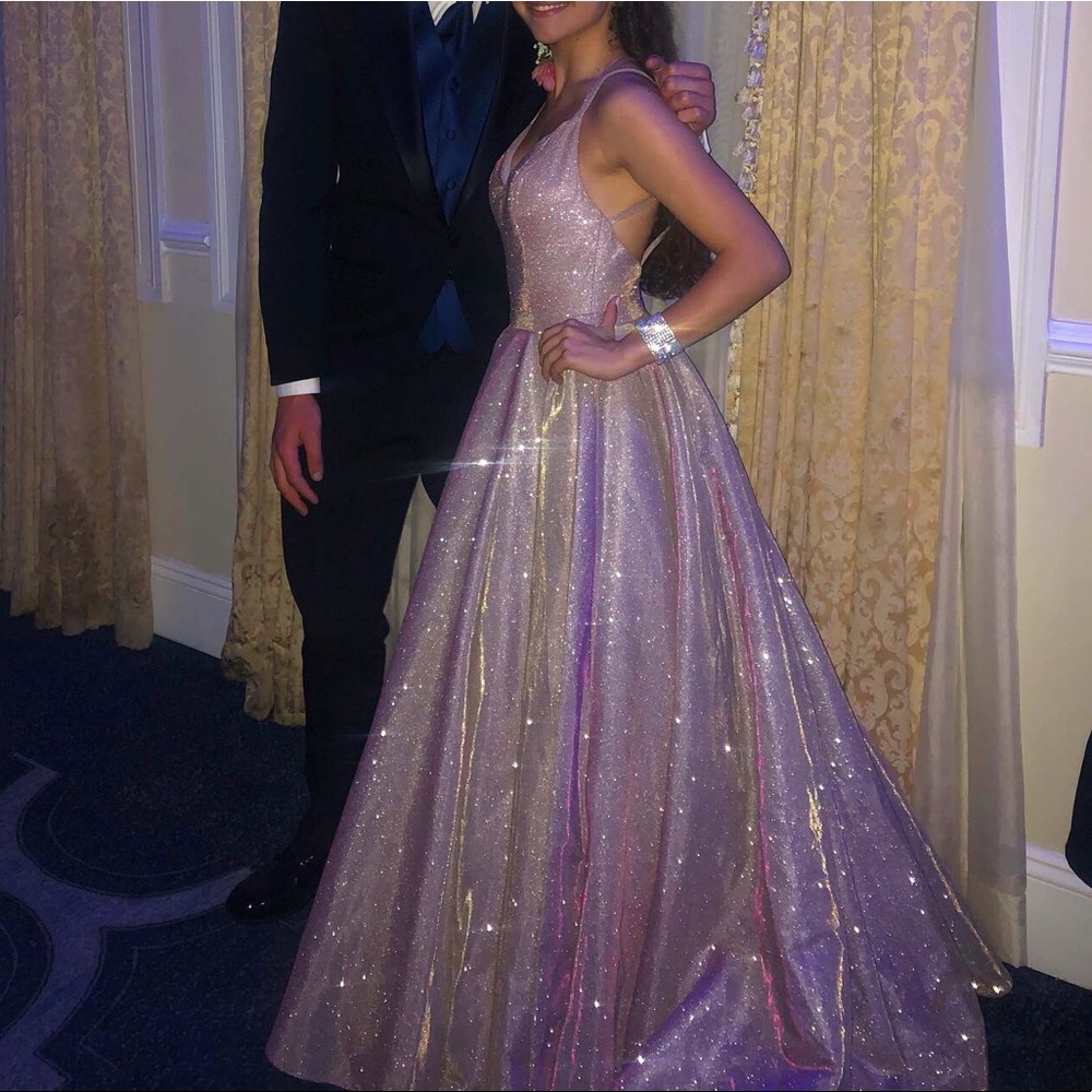 2019 SHERRI HILL STYLE 52364 PINK BALLGOWN